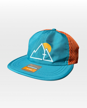 Load image into Gallery viewer, Blue/Orange Camping Hat